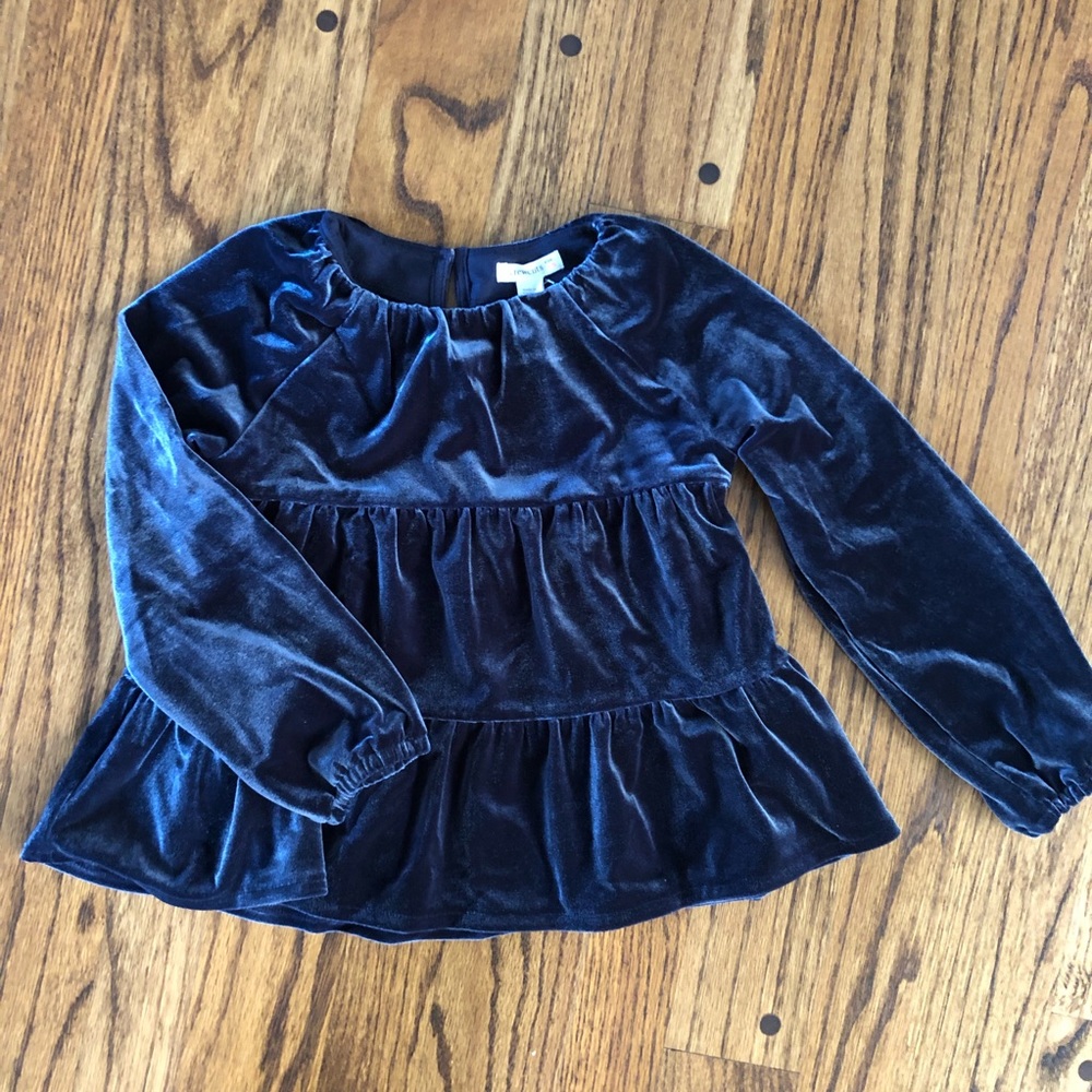 Girls Velour Top by Crewcuts